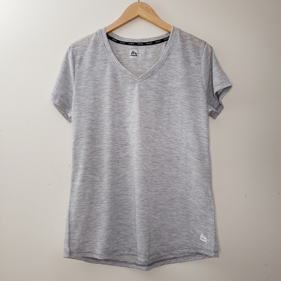 RBX Grey Active Wear Short Sleeve Tee Shirt Size L - Picture 1 of 7